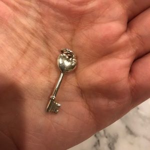 Tiffany & Co. Heart Key Charm with Diamond
